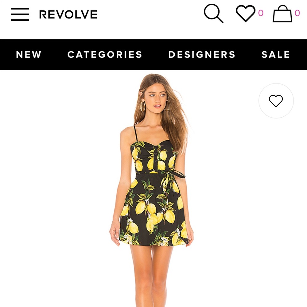 THE HARLOW MINI DRESS IN BLACK LEMON L'Academie
